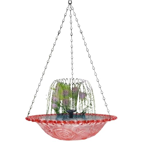 KASFDBMO Elegante solarbetriebene Vogeltränke, Schale für Wasser/Sand/Outdoor-Vogeltränke für den Außenbereich, ästhetisch KASFDBMO Elegante solarbetriebene Vogeltränke, Schale für Wasser/Sand/Outdoor-Vogeltränke für den Außenbereich, ästhetisch von KASFDBMO
