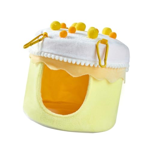 KASFDBMO Hängendes Papageienbett, Plüsch, Kuchen, Vogelkäfignest, kleiner Vogel, warmes Brutnest, Vogelhaus, kleines Haustierhaus, Käfig-Hängematte KASFDBMO Hängendes Papageienbett, Plüsch, Kuchen, Vogelkäfignest, kleiner Vogel, warmes Brutnest, Vogelhaus, kleines Haustierhaus, Käfig-Hängematte von KASFDBMO