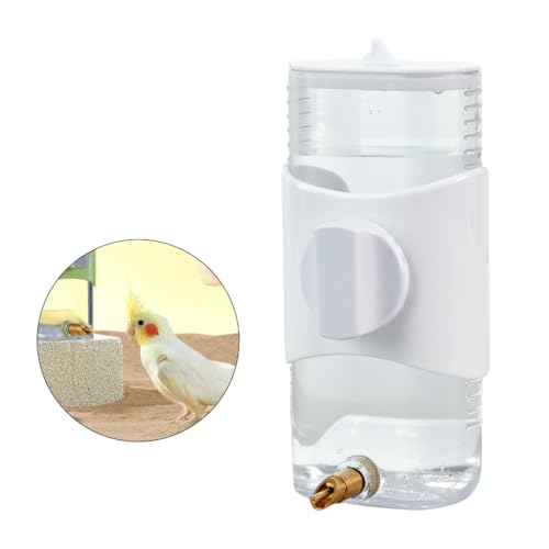 KASFDBMO Papageien-Trinkflasche, Spender, zum Aufhängen, Haustier-Trinkflaschen, Springbrunnen, Wasser-Futterspender KASFDBMO Papageien-Trinkflasche, Spender, zum Aufhängen, Haustier-Trinkflaschen, Springbrunnen, Wasser-Futterspender von KASFDBMO