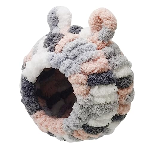 KASFDBMO Papageiennest Plüschhaus Vogelkäfig Kleine Haustiere Hamster Winter Nest Vögel Nest Haus Kleine Vögel Käfig Zubehör von KASFDBMO