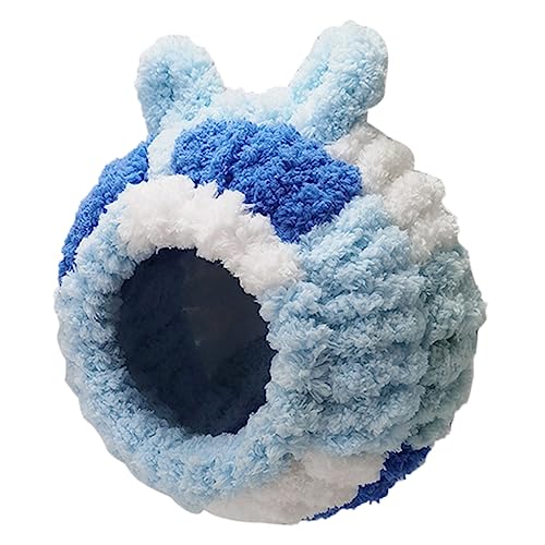 KASFDBMO Papageiennest Plüschhaus Vogelkäfig Kleine Haustiere Hamster Winter Nest Vögel Nest Haus Kleine Vögel Käfig Zubehör von KASFDBMO