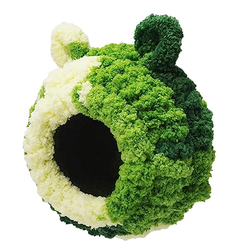 KASFDBMO Papageiennest Plüschhaus Vogelkäfig Kleine Haustiere Hamster Winter Nest Vögel Nest Haus Kleine Vögel Käfig Zubehör von KASFDBMO