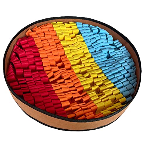KASFDBMO Snuffle Dog Gefülltes Regenbogen-Leckerli-Spenderspielzeug, kauresistent, weiche Kauhunde, fördert die Futtersuche KASFDBMO Snuffle Dog Gefülltes Regenbogen-Leckerli-Spenderspielzeug, kauresistent, weiche Kauhunde, fördert die Futtersuche von KASFDBMO