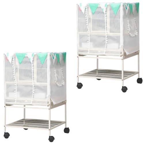 KASFDBMO Vogelkäfig-Spritzschutz-Netzabdeckungen für Lebensräume, kleine Haustiere, Spritzschutz, Käfigkanten, Einlagen für sicheren Schutz KASFDBMO Vogelkäfig-Spritzschutz-Netzabdeckungen für Lebensräume, kleine Haustiere, Spritzschutz, Käfigkanten, Einlagen für sicheren Schutz von KASFDBMO
