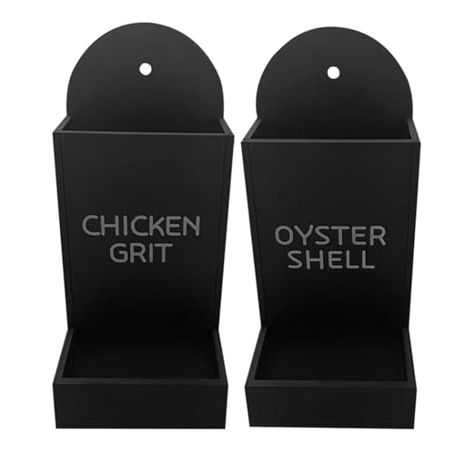 KASNLSAC Hanging Chicken Feeder Auster Shell 2pcs 3D bedrucktes Dual-Pur-Pur-Purgentrog-Präzision Ernährung Geflügel für Accessoires Langlebiges Design B von KASNLSAC