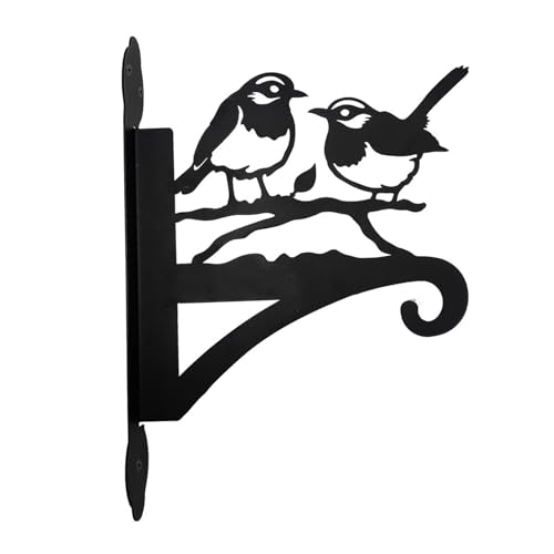 KASNLSAC Hochleistungs-Wandhaken Anti-Rust-Wand Haken Wandmontierte Pflanzenhalter im Freien Metall Hanging Wandhaken für Blumenkörbe Pflanzer Feeder mehr B von KASNLSAC