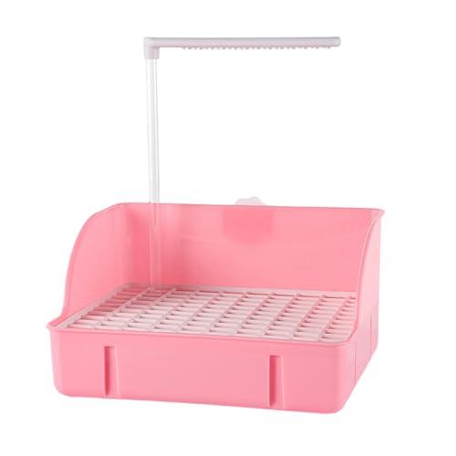 KASNLSAC Papageienbadewanne Vögel Duschspielzeug automatisch mit Pumpen großer Brunnen für Cockatiel Conure Blockgie Lovebird spritzsicheres Design Hygienikum Rosa von KASNLSAC