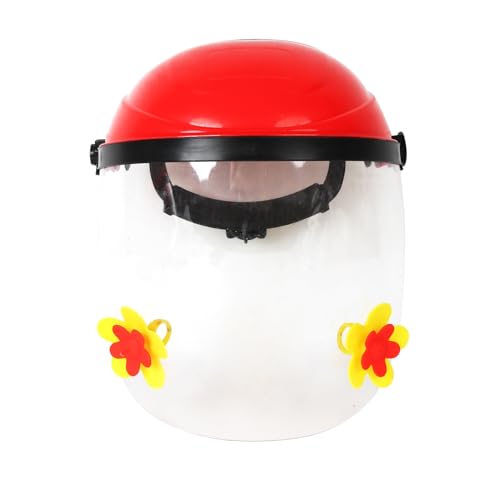 KASNLSAC Tragbare Hut -Hummingbird -Feeder -Helm Vögel mit verstellbarem Stirnband Bunte Blütenfütterung Häfen für Garten im Freien Garten Yard Beobachtung B von KASNLSAC