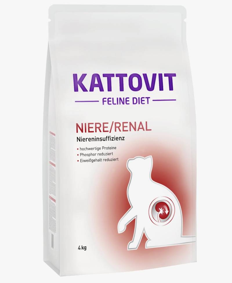 KATTOVIT Feline Diet Niere/Renal Katzentrockenfutter Diätnahrung von Kattovit