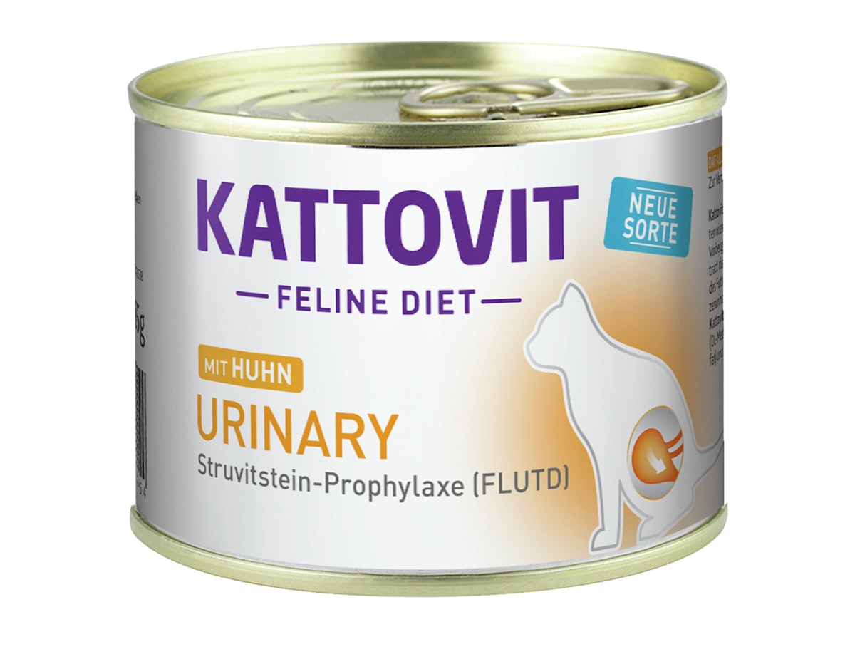 KATTOVIT Feline Diet Urinary 185g Dose Katzennassfutter Diätnahrung von Kattovit