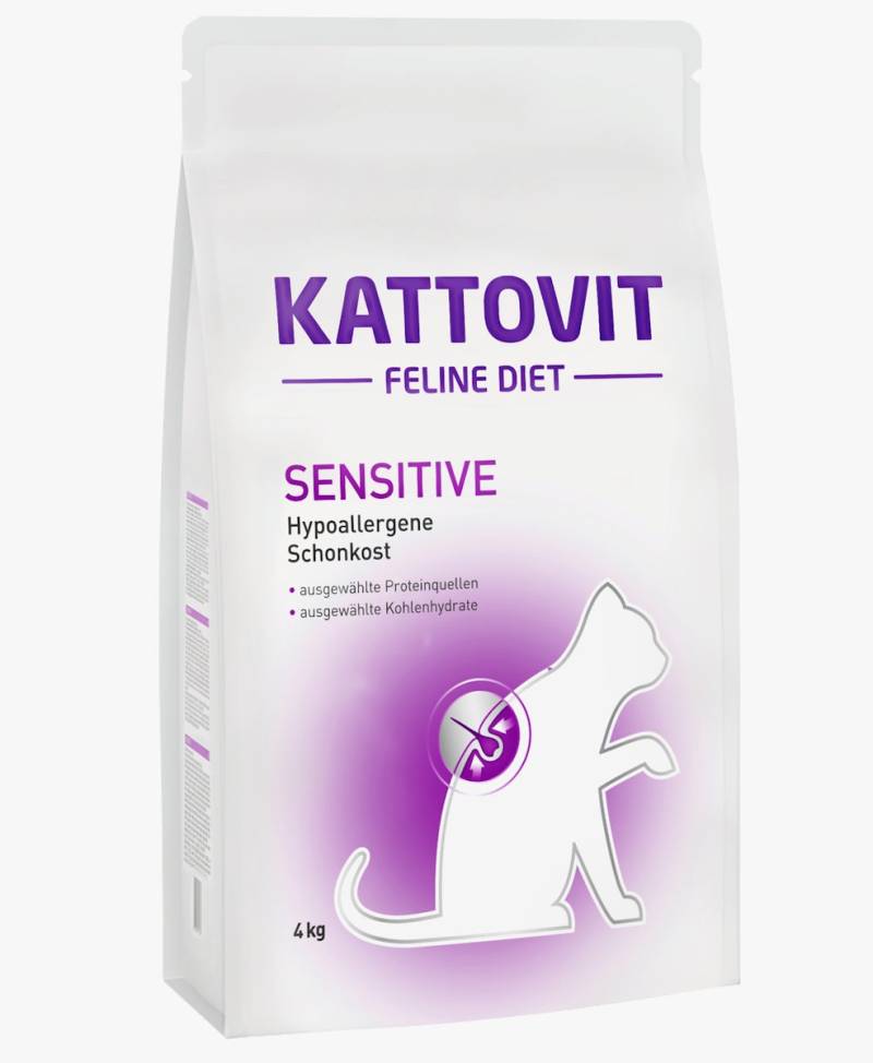 KATTOVIT Feline Sensitive Katzentrockenfutter Diätnahrung von Kattovit