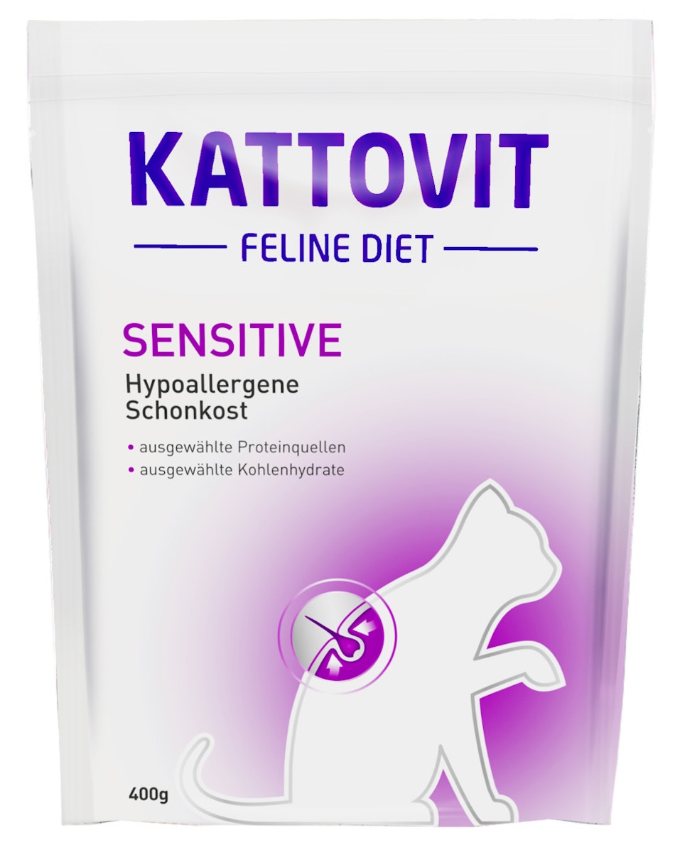 KATTOVIT Feline Sensitive Katzentrockenfutter Diätnahrung von Kattovit