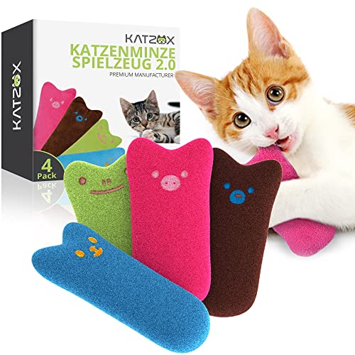 KATZOX© Premium Katzenkissen - Verbessertes Konzept 2024 I Katzenminze-Kissen I Katzen-Zubehör I Katze-Zubehör I Biss- & Kratzfeste Katzenkissen I Kissen mit Katzen-Minze I Katzen-Spielzeug KATZOX© Premium Katzenkissen - Verbessertes Konzept 2024 I Katzenminze-Kissen I Katzen-Zubehör I Katze-Zubehör I Biss- & Kratzfeste Katzenkissen I Kissen mit Katzen-Minze I Katzen-Spielzeug von KATZOX