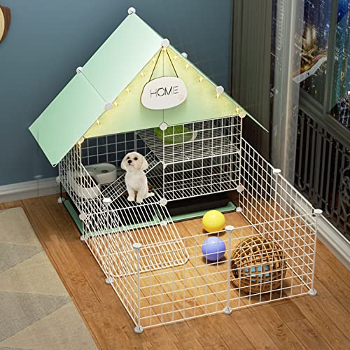 Katzenkäfig, Katzenlaufstall – Frettchenkäfig, Katzengehege, Haustierlaufstall für kleine Tiere, Metalldraht-Katzenhaus für den Innenbereich, langlebiges Haustiergehege für Kaninchen, Hasen, Katzenkäfig, Katzenlaufstall – Frettchenkäfig, Katzengehege, Haustierlaufstall für kleine Tiere, Metalldraht-Katzenhaus für den Innenbereich, langlebiges Haustiergehege für Kaninchen, Hasen, von KAZUP