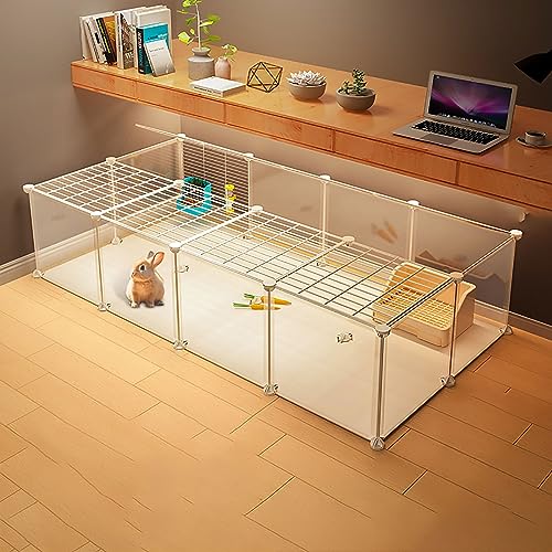 Katzenkäfige für den Innenbereich, Kaninchenkäfig mit Tür, Haustier-Laufstall, DIY Kleiner Hundekäfig, Kleintierkäfige, Haustierzaun für Welpen, Kaninchen, Kätzchen, Hamster, Meerschweinchen Katzenkäfige für den Innenbereich, Kaninchenkäfig mit Tür, Haustier-Laufstall, DIY Kleiner Hundekäfig, Kleintierkäfige, Haustierzaun für Welpen, Kaninchen, Kätzchen, Hamster, Meerschweinchen von KAZUP
