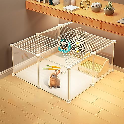 Katzenkäfige für den Innenbereich, Kaninchenkäfig mit Tür, Haustier-Laufstall, DIY Kleiner Hundekäfig, Kleintierkäfige, Haustierzaun für Welpen, Kaninchen, Kätzchen, Hamster, Meerschweinchen Katzenkäfige für den Innenbereich, Kaninchenkäfig mit Tür, Haustier-Laufstall, DIY Kleiner Hundekäfig, Kleintierkäfige, Haustierzaun für Welpen, Kaninchen, Kätzchen, Hamster, Meerschweinchen von KAZUP