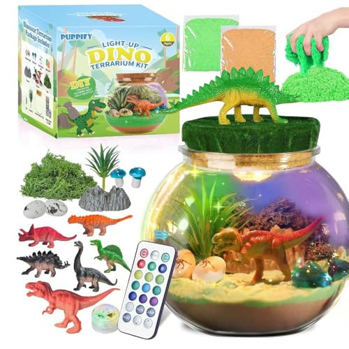 KBIBCK Dinosaurier Terrarium Set, Dinosaurier Spielzeug, Terrarium Set für Kinder, Dinosaurier Spielzeug Terrarium, Geburtstagsgeschenk für Jungen von 4, 5, 6, 7, 8 9 10 11 12 13 Jahren KBIBCK Dinosaurier Terrarium Set, Dinosaurier Spielzeug, Terrarium Set für Kinder, Dinosaurier Spielzeug Terrarium, Geburtstagsgeschenk für Jungen von 4, 5, 6, 7, 8 9 10 11 12 13 Jahren von KBIBCK