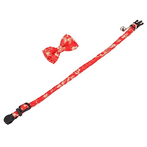 1pc Creative Chinese Style Cat Neck Ring mit Glockenkragen für Katzen wiederverwendbar und Komfortables Design einfach zu tragen und sauber für Haustier Mode 1pc Creative Chinese Style Cat Neck Ring mit Glockenkragen für Katzen wiederverwendbar und Komfortables Design einfach zu tragen und sauber für Haustier Mode von KCHSRKHXC