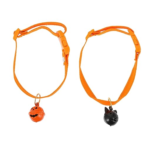 2pcs Halloween Pet Neckchain Verstellbare Kürbis Geister Anhänger Hunde Katzenkragen Party Kostüm Festliche Outdoor -Sportzubehör 2pcs Halloween Pet Neckchain Verstellbare Kürbis Geister Anhänger Hunde Katzenkragen Party Kostüm Festliche Outdoor -Sportzubehör von KCHSRKHXC