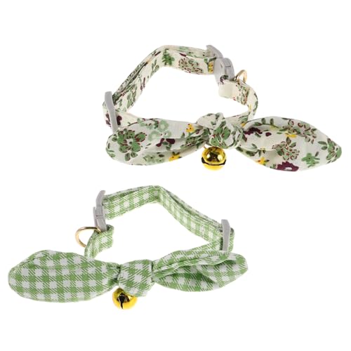 2pcs Verstellbares Kätzchenkragen mit Kaninchenohrdekoration Süßes Haustierkragen für kleine Hunde und Katzen abnehmbar und Bequeme tierische Halsbänder für den täglichen Gebrauch und das Wachstum 2pcs Verstellbares Kätzchenkragen mit Kaninchenohrdekoration Süßes Haustierkragen für kleine Hunde und Katzen abnehmbar und Bequeme tierische Halsbänder für den täglichen Gebrauch und das Wachstum von KCHSRKHXC