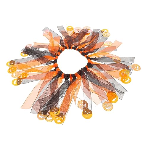 Dekoratives Haustierhalsband für Halloween, elastisches Hunde- und Katzenhalsdekormaterial für festliche Partys, einfach an- und auszuziehen, für Welpen und Kätzchen von KCHSRKHXC