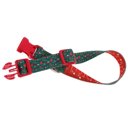 Kleine Hundehalsband Verstellbare Weihnachtskragen Bequeme Haustier -Halskette für Weihnachtsfeiern langlebig und leicht für tägliche Verschleiß und Festliche Anlässe Kleine Hundehalsband Verstellbare Weihnachtskragen Bequeme Haustier -Halskette für Weihnachtsfeiern langlebig und leicht für tägliche Verschleiß und Festliche Anlässe von KCHSRKHXC