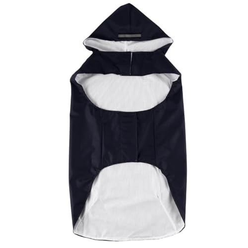 Dog Raincoat Waterproof Reflective Dog Raincoats for Small Medium Dogs with Adjustable Straps Lightweight Easy to Clean Pet Rain Jacket for Bichon Yorkie Terrier Poodle Labrador Retriever(Black,L) von KCHYCV