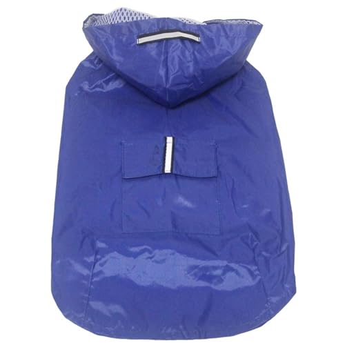 Dog Raincoat Waterproof Reflective Dog Raincoats for Small Medium Dogs with Adjustable Straps Lightweight Easy to Clean Pet Rain Jacket for Bichon Yorkie Terrier Poodle Labrador Retriever(Blue,M) von KCHYCV