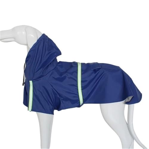 Dog Raincoat Waterproof Reflective Dog Raincoats for Small Medium Dogs with Adjustable Straps Lightweight Easy to Clean Pet Rain Jacket for Bichon Yorkie Terrier Poodle Labrador Retriever(Blue,S) von KCHYCV