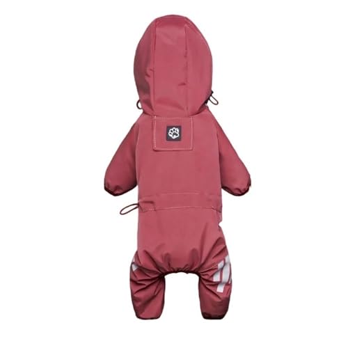 Dog Raincoat Waterproof Reflective Dog Raincoats for Small Medium Dogs with Adjustable Straps Lightweight Easy to Clean Pet Rain Jacket for Bichon Yorkie Terrier Poodle Labrador Retriever(Pink,S) von KCHYCV