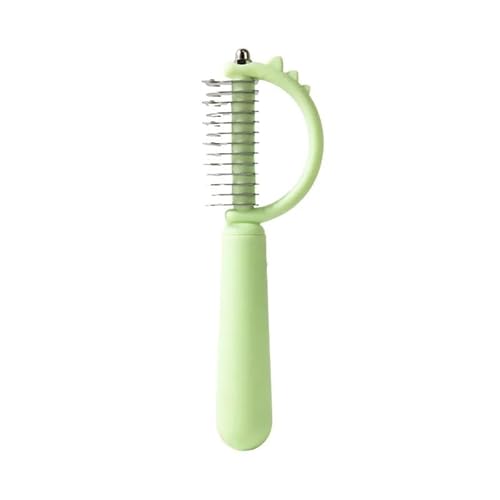 KCHYCV Entfilzungskamm for Hundefell, Katzenhaarpflegerolle, Hundehaarbürste, Hundehaarentferner, Katzenhaarkamm, Kurzhaar, Katzenhaarbürste for Entfernen hartnäckiger Haare und Verfilzungen(Green) von KCHYCV