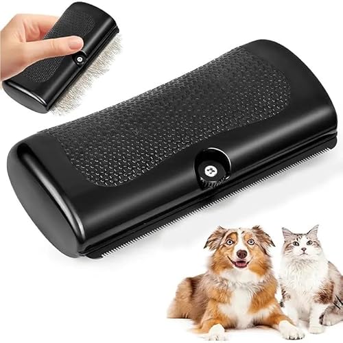 KCHYCV Haustierbürste, multifunktionale Haustierpflegebürste, ergonomische Haustierpflegebürste, Hundehaarentferner, Enthaarungswerkzeug(2pcs) von KCHYCV