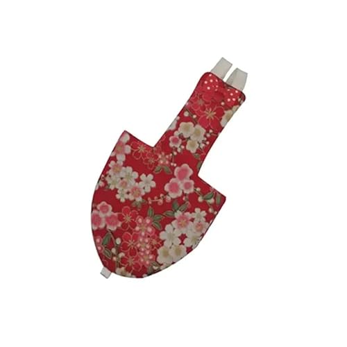 KCHYCV Vogelwindeln Papageien-Fluganzüge Papageien- und Vogelkleidung Wiederverwendbare waschbare Haustierkleidung Geeignet for den Innenbereich und das Training(Red Sakura 5pcs,S) von KCHYCV