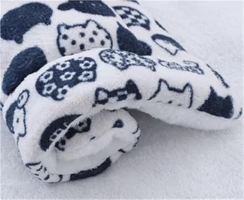 KCHYCV wasserdichte Schlafmatte for Haustiere, Winterbettwäsche, weiche Einlagen, Hunde- und Katzenbettmatte, wendbar, gemütliche Tier-PIPI-Unterlage, Hamsterbettmatte, waschbar(White,32X25CM) von KCHYCV
