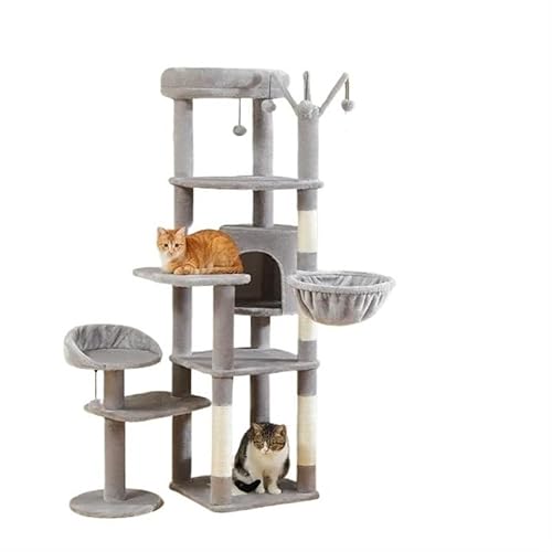 Katzenturm für mittelgroße Katzen, Katzenturm für Indoor-Katzen, Katzenbaum für große Katzen, gemütlicher Kätzchen-Turm für Indoor-Katzen, gemütlicher Korb, Kätzchen-Turm für kleine und mittelgroße Katzenturm für mittelgroße Katzen, Katzenturm für Indoor-Katzen, Katzenbaum für große Katzen, gemütlicher Kätzchen-Turm für Indoor-Katzen, gemütlicher Korb, Kätzchen-Turm für kleine und mittelgroße von KCHYCV
