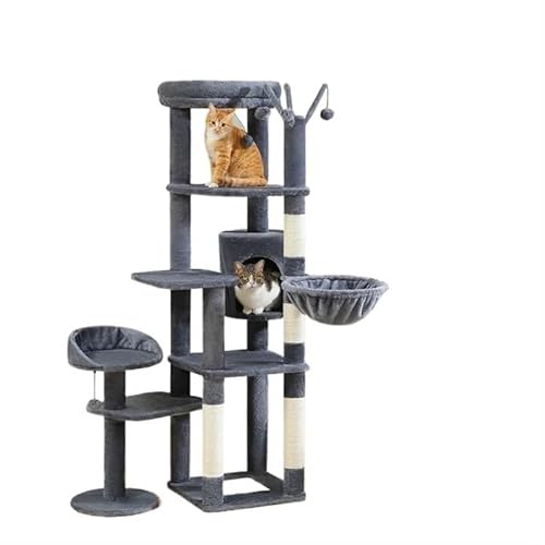 Katzenturm für mittelgroße Katzen, Katzenturm für Indoor-Katzen, Katzenbaum für große Katzen, gemütlicher Kätzchen-Turm für Indoor-Katzen, gemütlicher Korb, Kätzchen-Turm für kleine und mittelgroße Katzenturm für mittelgroße Katzen, Katzenturm für Indoor-Katzen, Katzenbaum für große Katzen, gemütlicher Kätzchen-Turm für Indoor-Katzen, gemütlicher Korb, Kätzchen-Turm für kleine und mittelgroße von KCHYCV
