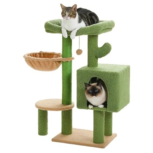 Katzenturm für mittelgroße Katzen, Katzenturm für Indoor-Katzen, Katzenbaum für große Katzen, gemütlicher Kätzchen-Turm für Indoor-Katzen, gemütlicher Korb, Kätzchen-Turm für kleine und mittelgroße Katzenturm für mittelgroße Katzen, Katzenturm für Indoor-Katzen, Katzenbaum für große Katzen, gemütlicher Kätzchen-Turm für Indoor-Katzen, gemütlicher Korb, Kätzchen-Turm für kleine und mittelgroße von KCHYCV