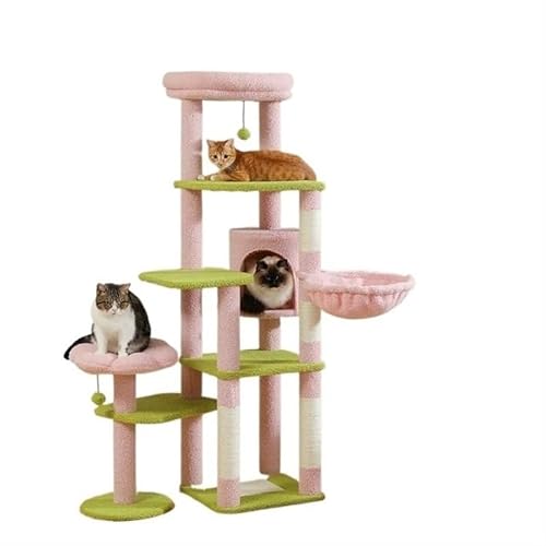 Katzenturm für mittelgroße Katzen, Katzenturm für Indoor-Katzen, Katzenbaum für große Katzen, gemütlicher Kätzchen-Turm für Indoor-Katzen, gemütlicher Korb, Kätzchen-Turm für kleine und mittelgroße Katzenturm für mittelgroße Katzen, Katzenturm für Indoor-Katzen, Katzenbaum für große Katzen, gemütlicher Kätzchen-Turm für Indoor-Katzen, gemütlicher Korb, Kätzchen-Turm für kleine und mittelgroße von KCHYCV