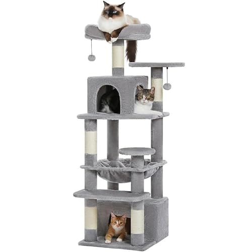 Katzenturm für mittelgroße Katzen, Katzenturm für Indoor-Katzen, Katzenbaum für große Katzen, gemütlicher Kätzchen-Turm für Indoor-Katzen, gemütlicher Korb, Kätzchen-Turm für kleine und mittelgroße Katzenturm für mittelgroße Katzen, Katzenturm für Indoor-Katzen, Katzenbaum für große Katzen, gemütlicher Kätzchen-Turm für Indoor-Katzen, gemütlicher Korb, Kätzchen-Turm für kleine und mittelgroße von KCHYCV