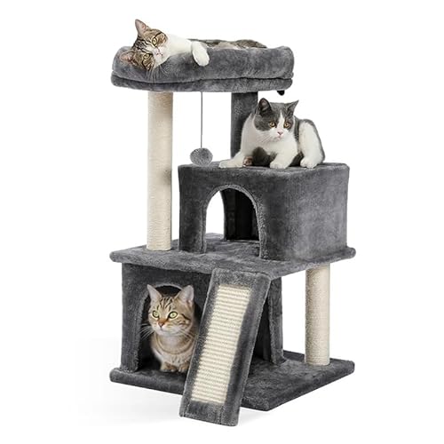 Katzenturm für mittelgroße Katzen, Katzenturm für Indoor-Katzen, Katzenbaum für große Katzen, gemütlicher Kätzchen-Turm für Indoor-Katzen, gemütlicher Korb, Kätzchen-Turm für kleine und mittelgroße Katzenturm für mittelgroße Katzen, Katzenturm für Indoor-Katzen, Katzenbaum für große Katzen, gemütlicher Kätzchen-Turm für Indoor-Katzen, gemütlicher Korb, Kätzchen-Turm für kleine und mittelgroße von KCHYCV