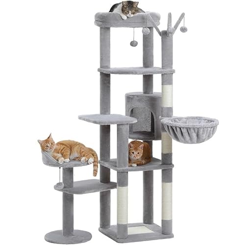 Katzenturm für mittelgroße Katzen, Katzenturm für Indoor-Katzen, Katzenbaum für große Katzen, gemütlicher Kätzchen-Turm für Indoor-Katzen, gemütlicher Korb, Kätzchen-Turm für kleine und mittelgroße Katzenturm für mittelgroße Katzen, Katzenturm für Indoor-Katzen, Katzenbaum für große Katzen, gemütlicher Kätzchen-Turm für Indoor-Katzen, gemütlicher Korb, Kätzchen-Turm für kleine und mittelgroße von KCHYCV