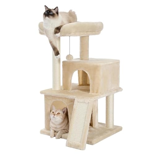 Katzenturm für mittelgroße Katzen, Katzenturm für Indoor-Katzen, Katzenbaum für große Katzen, gemütlicher Kätzchen-Turm für Indoor-Katzen, gemütlicher Korb, Kätzchen-Turm für kleine und mittelgroße Katzenturm für mittelgroße Katzen, Katzenturm für Indoor-Katzen, Katzenbaum für große Katzen, gemütlicher Kätzchen-Turm für Indoor-Katzen, gemütlicher Korb, Kätzchen-Turm für kleine und mittelgroße von KCHYCV