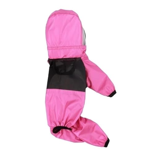 Wasserdichte Hunderegenjacke mit Kapuze, wasserdichter und winddichter Hunderegenmantel for Outdoor-Sportarten for kleine, mittelgroße und große Hunde. Atmungsaktiv, bequem, leicht zu tragen und langl von KCHYCV