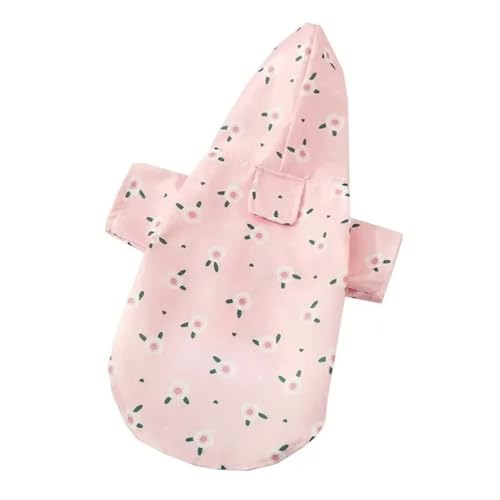 Wasserdichte Hunderegenjacke mit Kapuze, wasserdichter und winddichter Hunderegenmantel for Outdoor-Sportarten for kleine, mittelgroße und große Hunde. Atmungsaktiv, bequem, leicht zu tragen und langl von KCHYCV