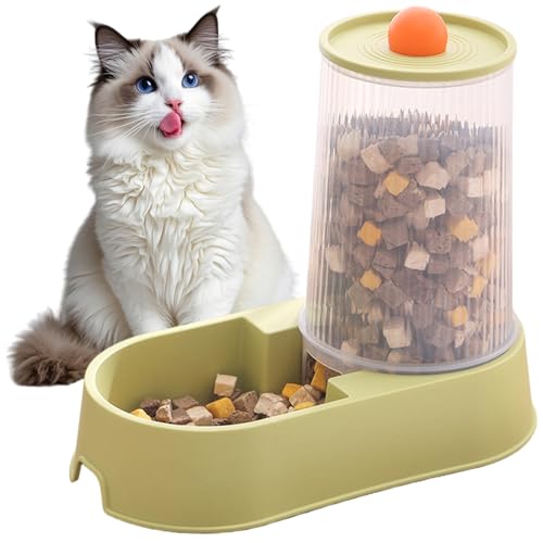 Automatischer Hundefuttermittel, automatische Katzenfuttermittel, 2000 ml klarer Plastik -Katzenfutterspender, Nicht -Slip -Hunde -Fütterungsstation für Katzen, Hunde und kleine Nagetiere Automatischer Hundefuttermittel, automatische Katzenfuttermittel, 2000 ml klarer Plastik -Katzenfutterspender, Nicht -Slip -Hunde -Fütterungsstation für Katzen, Hunde und kleine Nagetiere von KDAMGOQE
