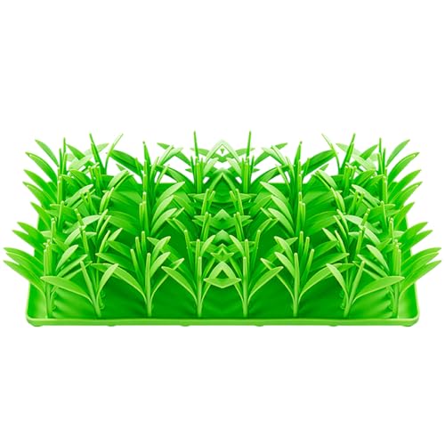 Hundefuttermatte Slow Feeder Lick Lick Matte für Hunde Silikon Interaktives grünes Gras Slow Feedermatte mit rutschfesten Saugbechern verlangsamt die Mahlzeitenzeit interessante Waschmatte für Katze, Hundefuttermatte Slow Feeder Lick Lick Matte für Hunde Silikon Interaktives grünes Gras Slow Feedermatte mit rutschfesten Saugbechern verlangsamt die Mahlzeitenzeit interessante Waschmatte für Katze, von KDAMGOQE