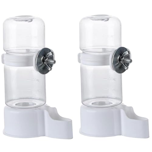 Vogelfutterhäuschtier für Cage 2PCS Vogelwasserspender, 140 ml automatischer Vogelwasserfuttermittel, klarer sichtbarer Vogelkäfig -Feeder mit Schraubenschnalle für Papageien Lovebirds Kanarische Flo Vogelfutterhäuschtier für Cage 2PCS Vogelwasserspender, 140 ml automatischer Vogelwasserfuttermittel, klarer sichtbarer Vogelkäfig -Feeder mit Schraubenschnalle für Papageien Lovebirds Kanarische Flo von KDAMGOQE