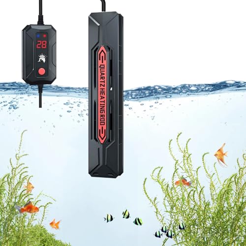 Aquarium heizung,500W heizstab aquarium mit einstellbarer temperatur,tauchsieder mit Übertemperaturschutz und Wassertrennungsfunktion,Externer Regler,für Süß- und Meerwasseraquarien bis zu 300 L Aquarium heizung,500W heizstab aquarium mit einstellbarer temperatur,tauchsieder mit Übertemperaturschutz und Wassertrennungsfunktion,Externer Regler,für Süß- und Meerwasseraquarien bis zu 300 L von KDFALO
