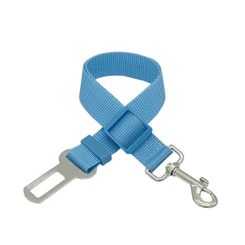 KDMOWHON Verstellbare Hundeleine for Hunde, Auto-Sicherheitsgurt, Spaziergänge, Leinen, Autotraining, große, mittelgroße und kleine Hunde (Color : Blue) von KDMOWHON