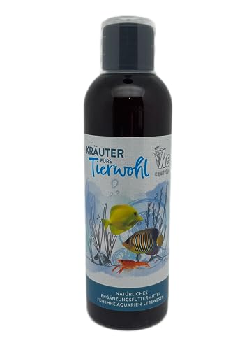 KE Aquarium 200ml - Kräuter-Fermentation für alle Aquarien-Lebewesen, für die Wasserqualität, gegen Mulm, für EIN farbenfrohes Aquarium von KE